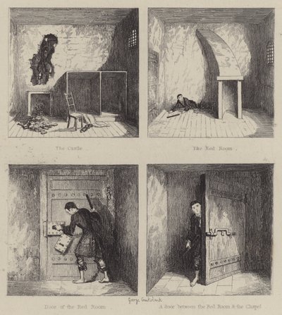 Illustration til Jack Sheppard (gravering) af George (after) Cruikshank