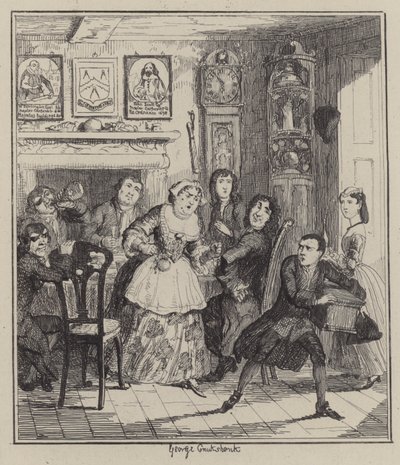 Illustration til Jack Sheppard (gravering) af George (after) Cruikshank