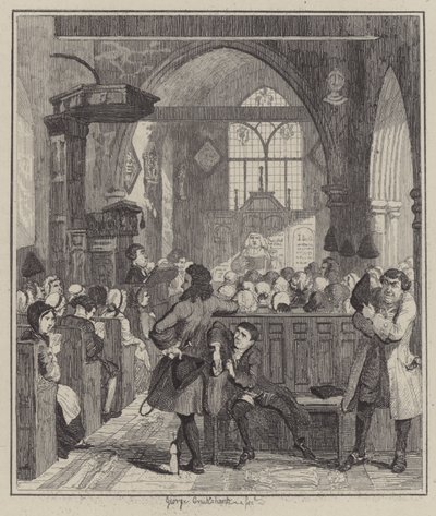 Illustration til Jack Sheppard (gravering) af George (after) Cruikshank