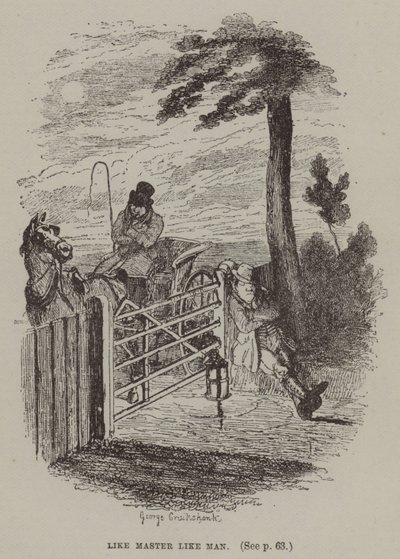 Like Master Like Man (gravering) af George (after) Cruikshank