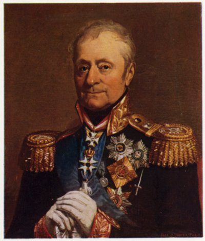 Portræt af general Benigsen (farvelitografi) af George (after) Dawe