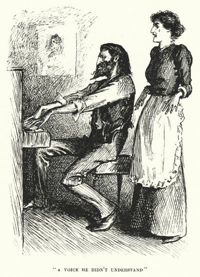 Illustration til Trilby af George du Maurier (gravering) af George (after) Du Maurier