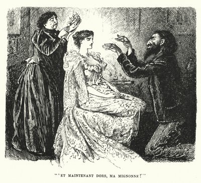 Illustration til Trilby af George du Maurier (gravering) af George (after) Du Maurier