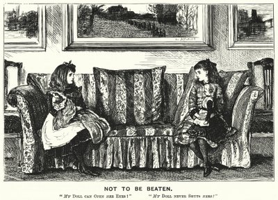 Punch tegnefilm: Not to Be Beaten (gravering) af George (after) Du Maurier