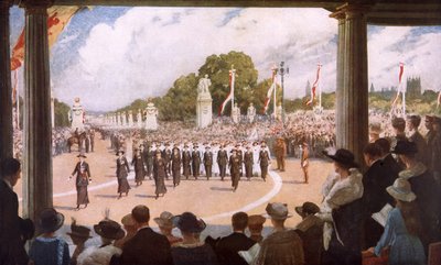 Fredsoptoget i London af George (after) Harcourt