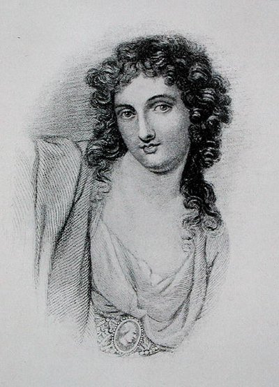 Lady Hamilton (ca. 1765-1815) (gravering) af George (after) Romney