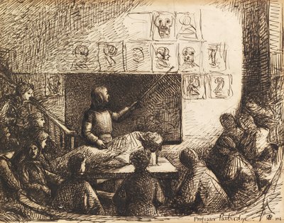 En anatomiklasse på Royal Academy Schools med professor Partridge af George Adolphus Storey