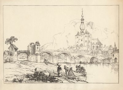 Dinant, nr. 1: Sydvestudsigt af George Arnald