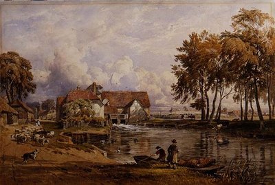 Streatley Mill: På Themsen af George Arthur Fripp