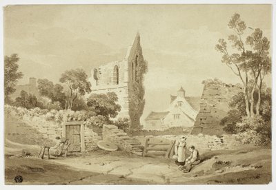 Wenlock Abbey, Sharpshire af George Augustus Holmes
