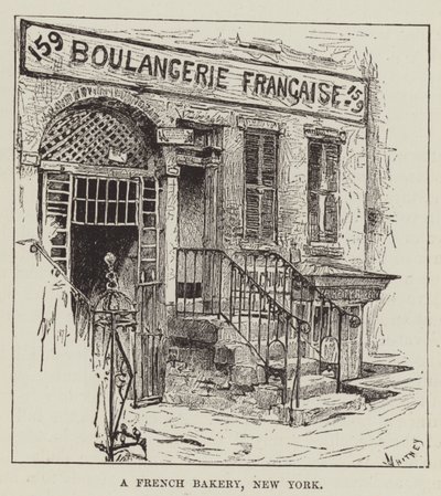 Et fransk bageri, New York af George Augustus Sala