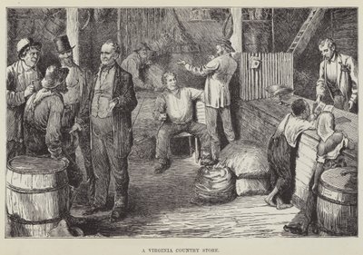 En Virginia Country Store af George Augustus Sala
