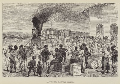 En jernbanestation i Virginia af George Augustus Sala