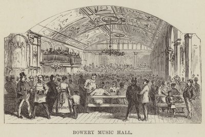 Bowery Music Hall af George Augustus Sala