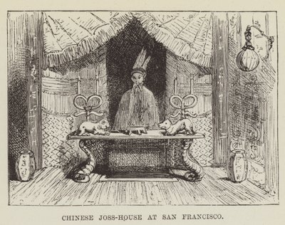 Kinesisk Joss-House i San Francisco af George Augustus Sala