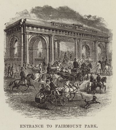 Indgangen til Fairmount Park af George Augustus Sala