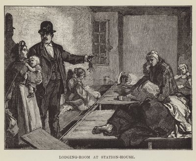 Indkvartering - værelse i stationsbygningen af George Augustus Sala