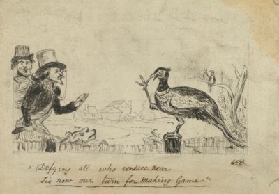 Fasan trodsende jægere af George Augustus Sala