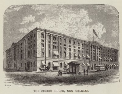 Custom House, New Orleans af George Augustus Sala