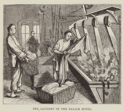 Vaskeriet på Palace Hotel af George Augustus Sala