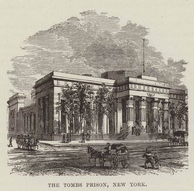 Fængslet The Tombs, New York af George Augustus Sala
