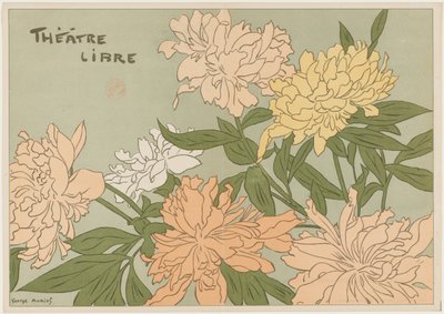 "Myrane" og "Les Chapons" (Program for Free Theatre) af George Auriol