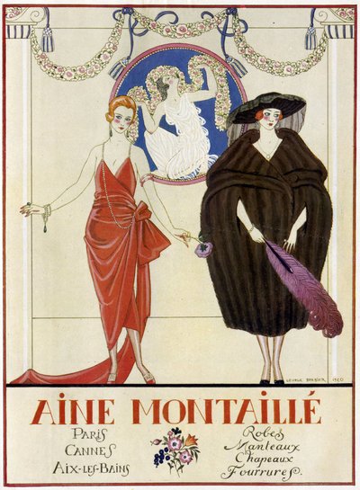 Aine-Montaille, 1920. af George Barbier