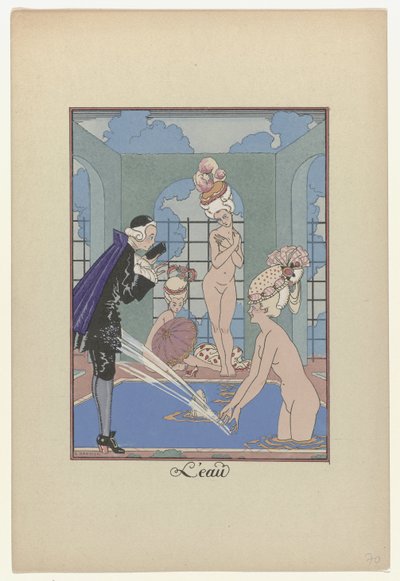 Månedernes krans, 1917-1920: Vand af George Barbier