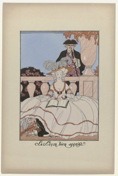 Månedernes krans, 1919: Lektionen godt lært af George Barbier