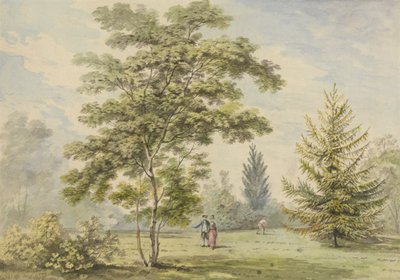 Akacietræet - figurer i en park af George Barret