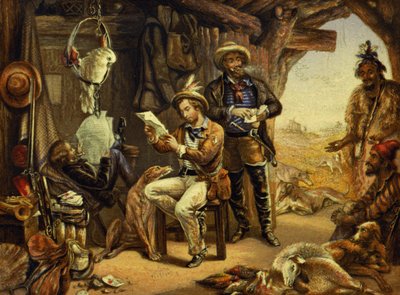 Australien: Nyheder hjemmefra (print) af George Baxter