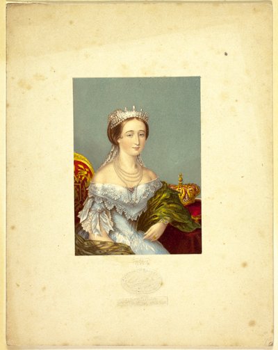Eugenie, kejserinde af Frankrig af George Baxter