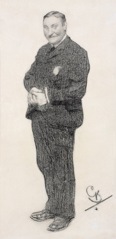Portræt af H.G. Wells (blyant) af George Belcher
