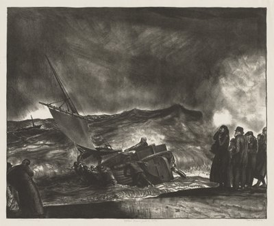 Allan Donn stikker til søs af George Bellows
