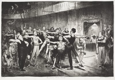 Kursus for forretningsmænd af George Bellows