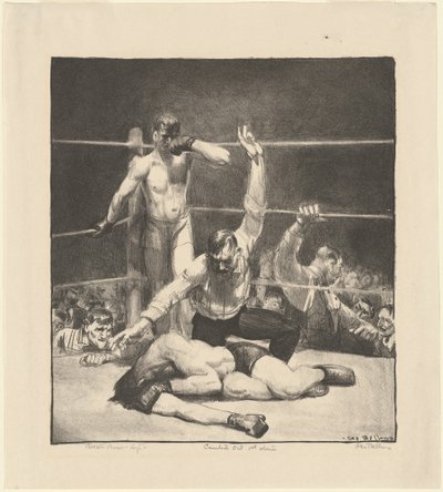 Udtalt, første sten af George Bellows