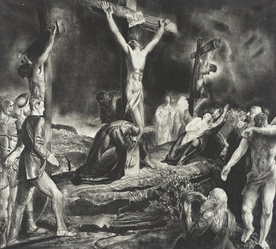 Kristi korsfæstelse af George Bellows