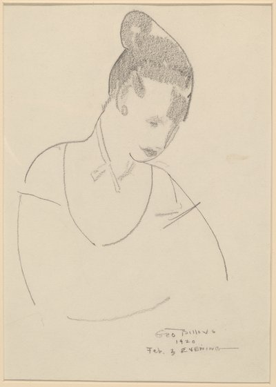 Elsie Speicher [verso] af George Bellows