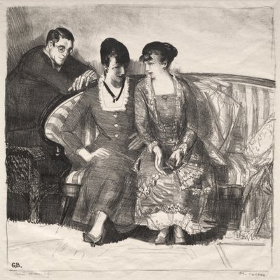 Emma, Elsie og Gene af George Bellows