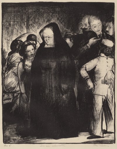 I en elevator af George Bellows