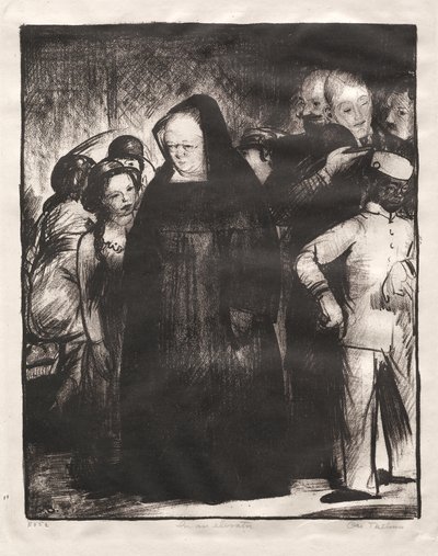 I en elevator af George Bellows
