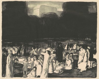 I parken, mørke af George Bellows