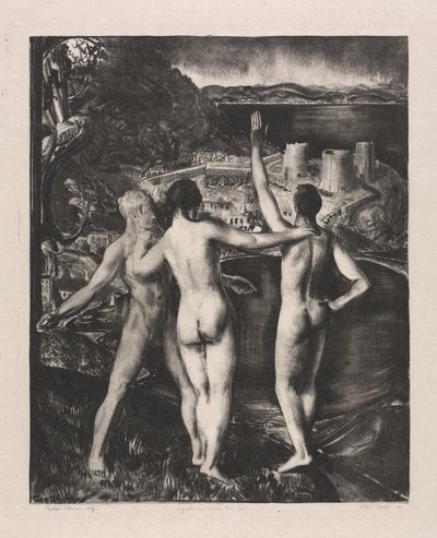 Lychnis og hendes sønner af George Bellows