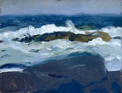 Rock Reef, Maine af George Bellows