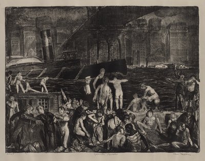 Splinter Beach af George Bellows