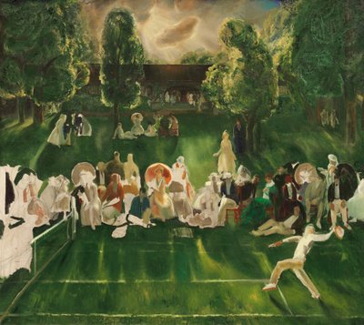 Tennis turnering af George Bellows