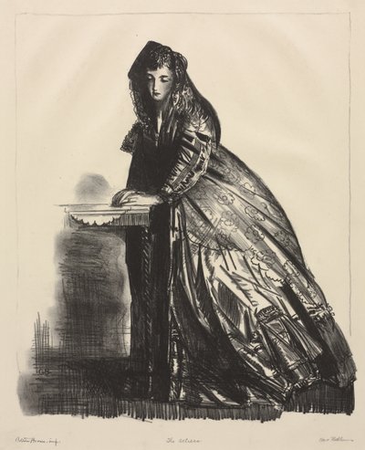 Skuespillerinden af George Bellows