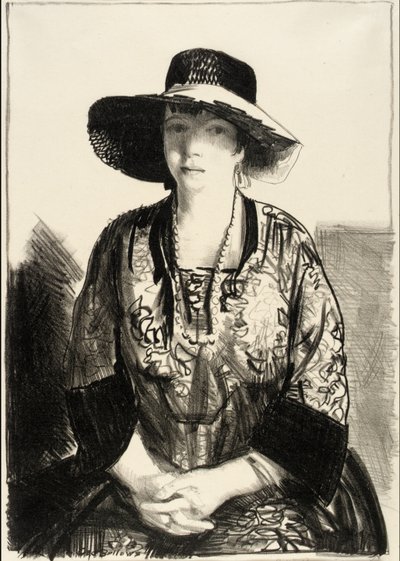 Den sorte hat af George Bellows