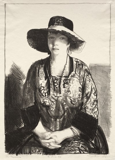 Den sorte hat af George Bellows
