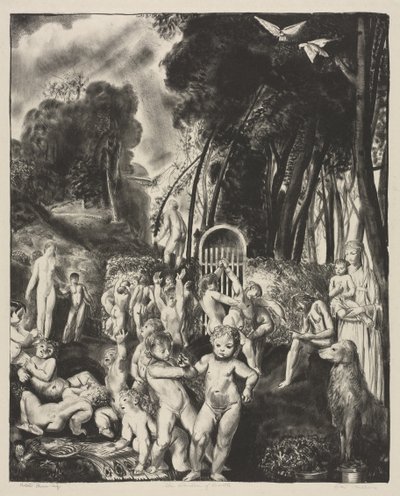 Vækstens have af George Bellows